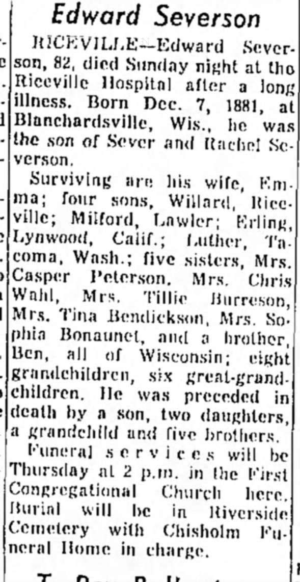 Clipping from Globe-Gazette